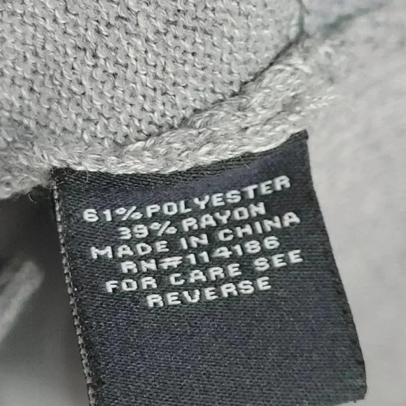 Verve Ami Womens Asymmetrical Hem Sweater 1X Gray Polyester Rayon Blend 4PT - Picture 5 of 6